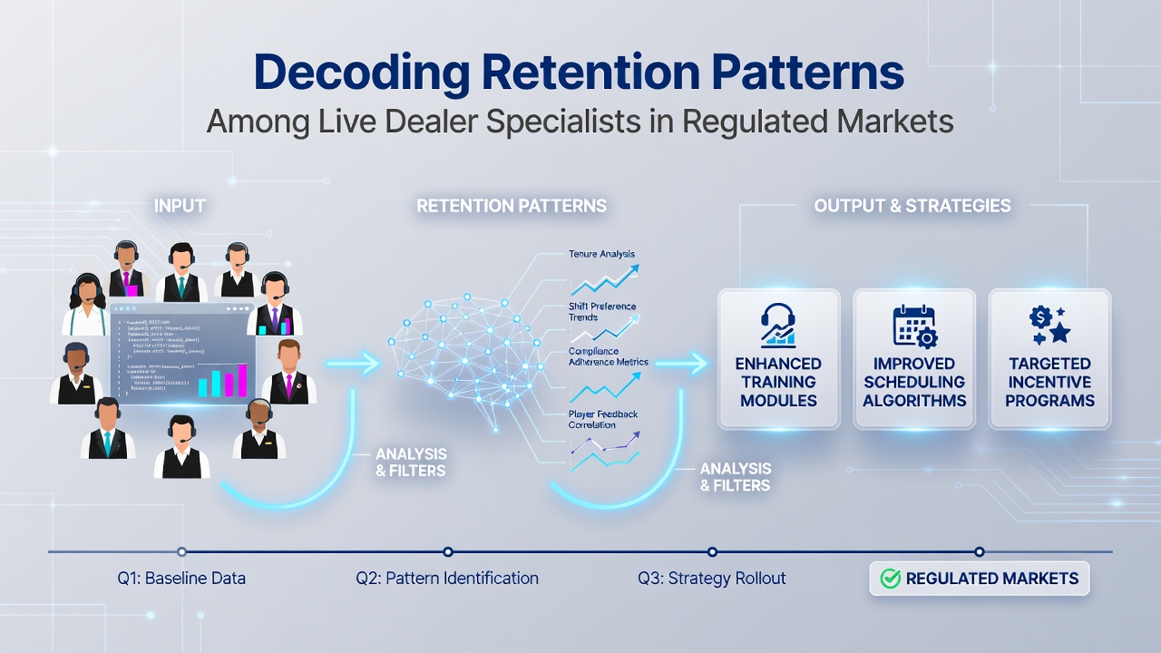 Live dealer specialists managing tables in a regulated online casino environment